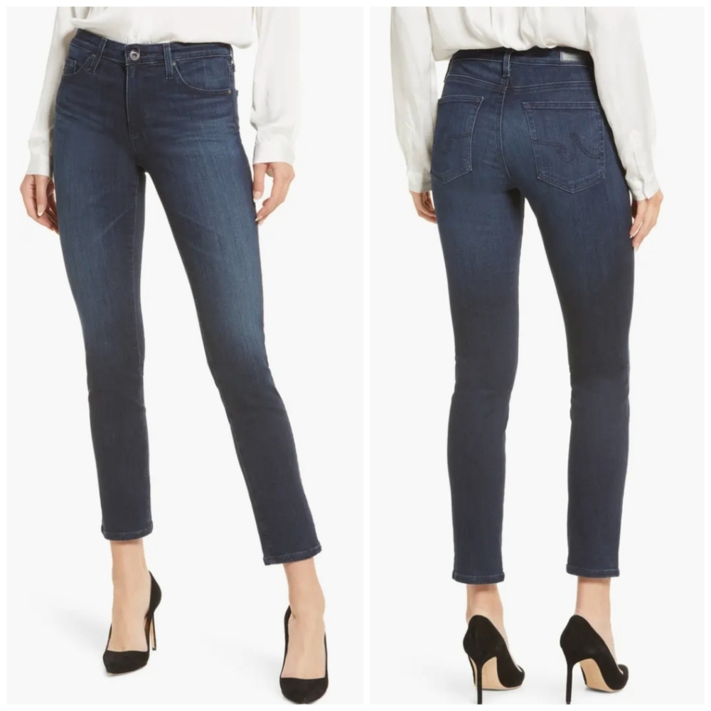 AG Adriano Goldschmied Prima Mid-Rise Stretch Ankle Cigarette Jeans Harmony 32R